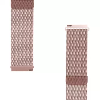 Taktisches 22mm Loop Magnetisches Edelstahl Uhrenarmband und Uhrenband Rosé