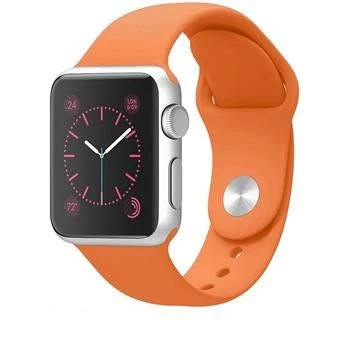 Taktisches Apple Silikonarmband für Apple Watch 44mm / 42mm Orange