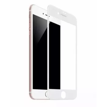 TakeMe HARD Ceramic Full Surface Screen Protector Glass für iPhone SE (2020) / 7 / 8 - Weiß