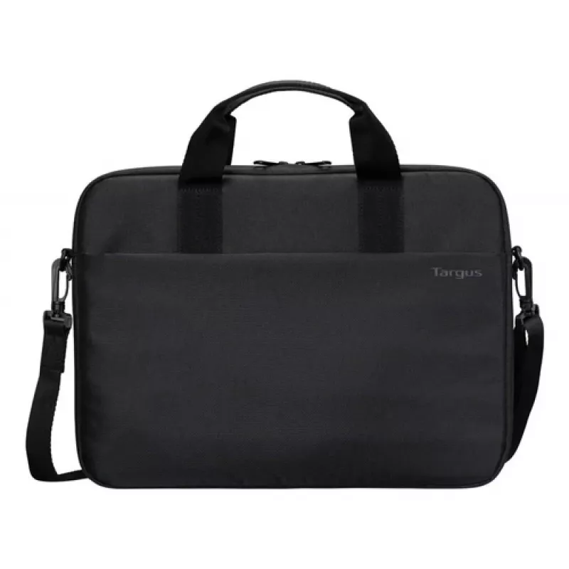 Targus Intellect Slim Briefcase mit Schultergurt für 15-16 Zoll Laptops, Schwarz