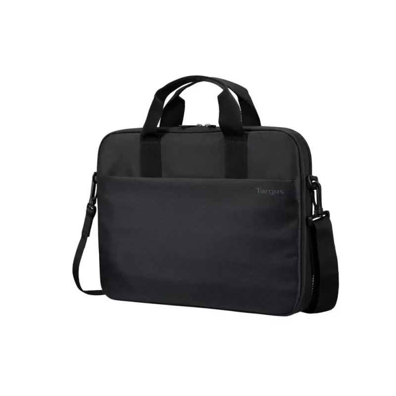 Targus Intellect Slim Briefcase mit Schultergurt für 15-16 Zoll Laptops, Schwarz