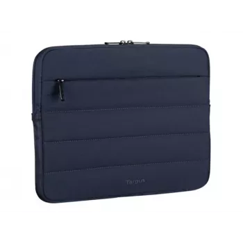 Targus Puffer Sleeve 15-16 Zoll Laptoptasche, Mitternachtsblau, EcoSmart recyceltes PET-Polyester, TBS97502GL