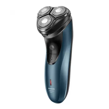 Taurus 3 Side Shave IPX7 Rotationsrasierer mit Trimmer Schwarz/Blau