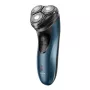 Taurus 3 Side Shave IPX7 Rotationsrasierer mit Trimmer Schwarz/Blau