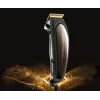 Taurus 902222000 Kabelloser Haarschneider & Trimmer mit LED-Anzeige, 39 Längeneinstellungen, Edelstahlklingen, 120 Min. Laufzeit, Schwarz
