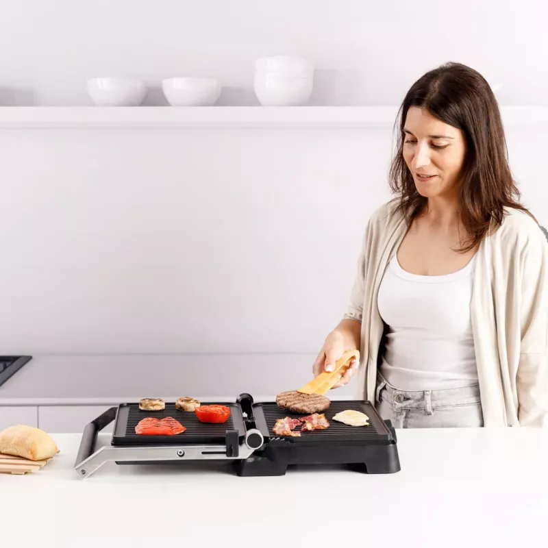 Taurus Bistro Gourmet 2600 W 2-in-1 Kontaktgrill