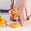 Taurus CITRUS COMPACT Elektrische Zitruspresse 30 W Schwarz, Orange, Transparent