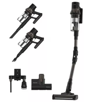 Taurus Homeland X9 Pro Akku-Staubsauger für Haustiere & Auto, kabelloser Stielsauger, Trockensauger, HEPA, beutellos, 0,7 L, 615 W, Schwarz, Braun, 2,5 Ah
