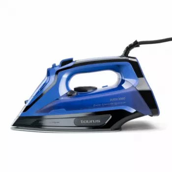 Taurus Quios 3000 Bügeleisen mit Keramiksohle, Dampf- und Trockenbügeleisen, 3000 W, Schwarz, Blau