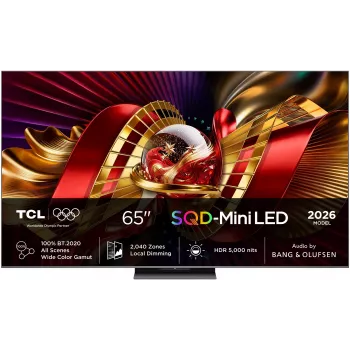 TCL 65C8L 65-Zoll 4K Ultra HD Mini LED QLED Smart TV mit Google TV, Dolby Vision IQ, 144Hz VRR, Onkyo 2.1 Audio