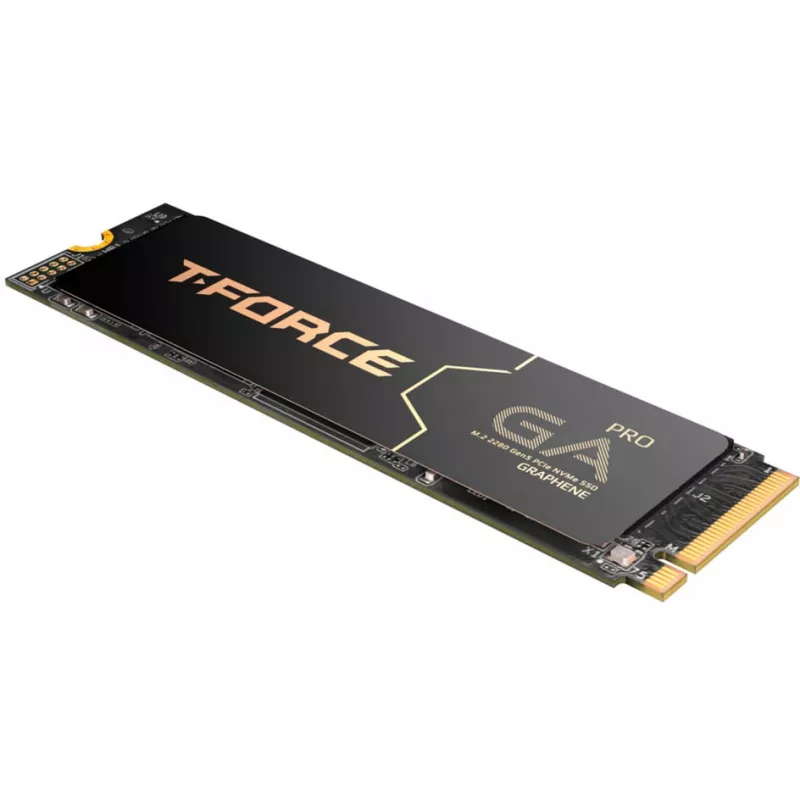 TEAM GROUP T-Force GA PRO 1 TB (Schwarz, PCIe 5.0 x4 | M.2 2280 | Graphen-Kühlkörper)