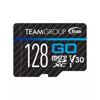 Team Group Team GO 128GB microSDXC UHS-I U3 V30 A1 Speicherkarte mit SD-Adapter