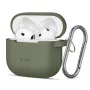 Tech-Protect Apple AirPods 4 Silicone Hook Case Olive Green