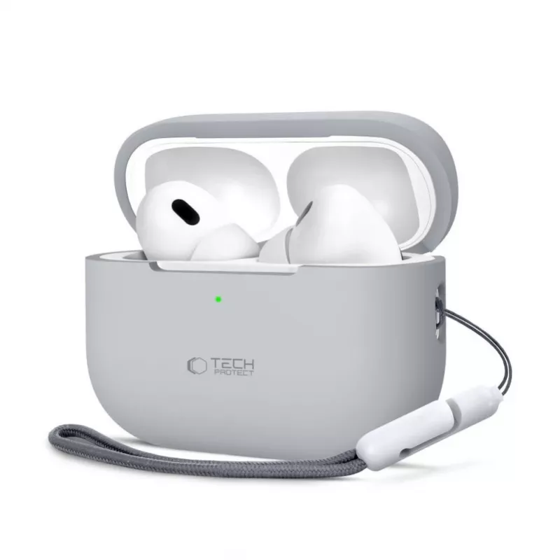 Tech-Protect Apple AirPods Pro 1 / 2 Silikonhülle Grau