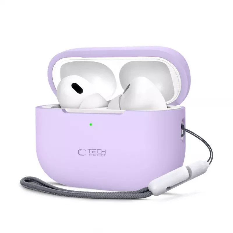 Tech-Protect Apple AirPods Pro 1 / 2 Silikonhülle Lila
