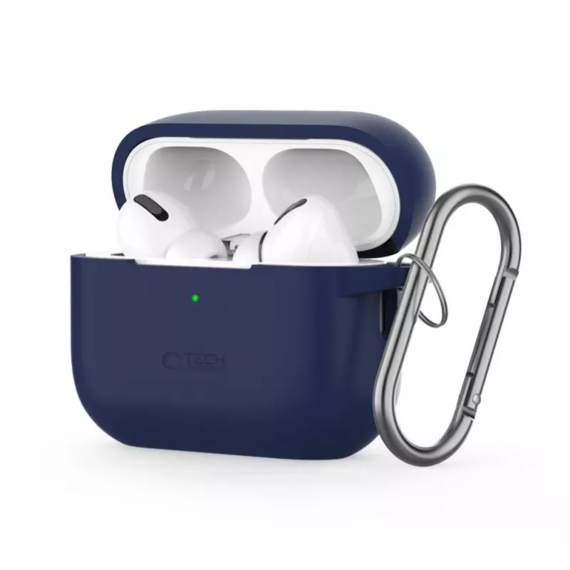 Tech-Protect Apple AirPods Pro 1 / 2 Silicone Hook Case Blau