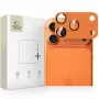 Tech-Protect Apple iPhone 15 Pro / 15 Pro Max Kamera-Linsenschutz CamFull Fit Cosmic Orange