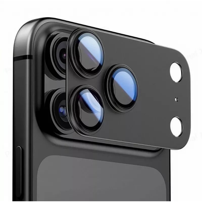Tech-Protect CamFull Fit Kamera-Linsenschutz für Apple iPhone 15 Pro Max - Schwarz
