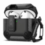 Tech-Protect Carbonox Case für AirPods 4 - Schwarz