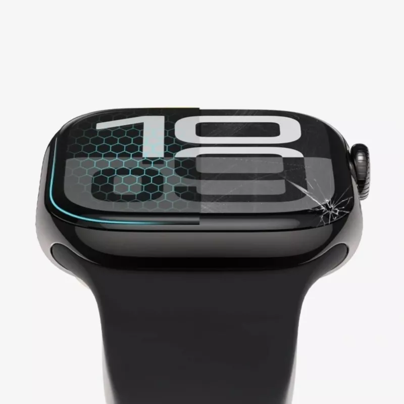 Tech-Protect Glass Flex+ Hybrid-Glas-Displayschutz für Garmin Venu 3 (2er-Pack, schwarzer Rand)