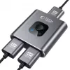 Tech-Protect HB07 USB-C Hub Adapter 2-in-1 HDMI 4K 60Hz - Grau