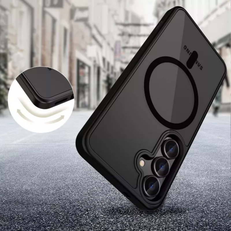 Tech-Protect MagMat MagSafe Hülle für Nothing Phone 3 - Schwarz und Transparent