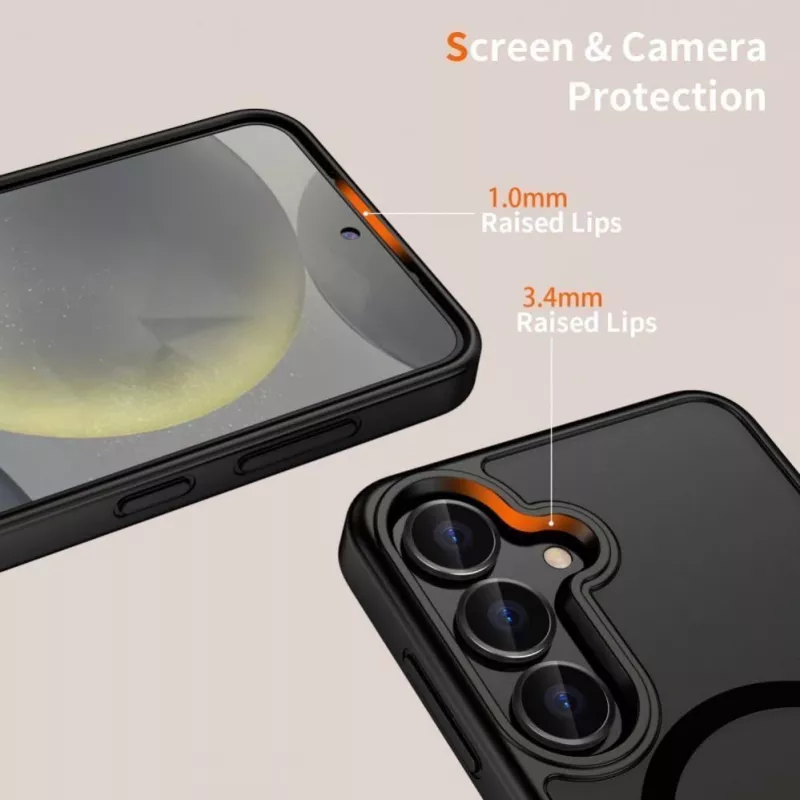 Tech-Protect MagMat MagSafe Hülle für Nothing Phone 3 - Schwarz und Transparent