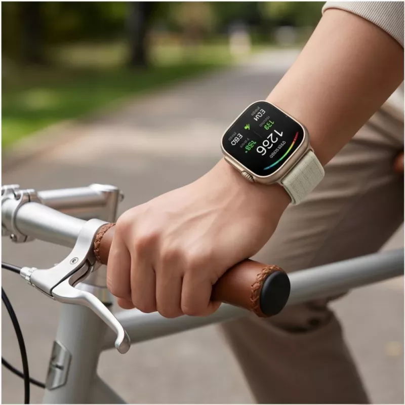 Tech-Protect Nylon-Armband für Huawei Watch Fit 3 / 4 / 4 Pro / 5 / 5 Pro - Weiß
