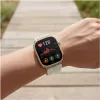 Tech-Protect Nylon-Armband für Huawei Watch Fit 3 / 4 / 4 Pro / 5 / 5 Pro - Weiß