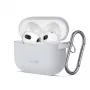 Tech-Protect Silicone Hook Case für Apple AirPods 3 - Grau