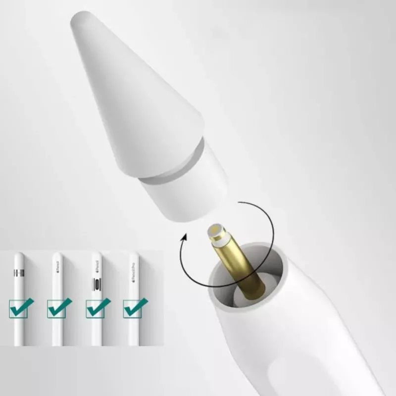 Tech-Protect Stiftspitzen für Apple Pencil 4er-Pack - Weiß