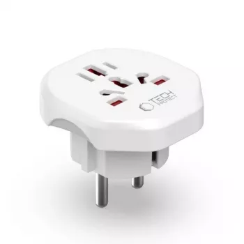 Tech-Protect Universal WL-09 Universal-Reiseadapter von EU Weiß