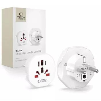 Tech-Protect Universal WL-09 Universal-Reiseadapter von EU Weiß