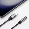 Tech-Protect USB-C auf 3,5 mm Mini-Klinke Audio-Adapter (Buchse) - Schwarz