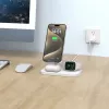Tech-Protect Weiße MagSafe-Hülle für Apple iPhone 15 Pro Max