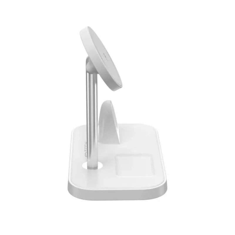 Tech-Protect Weiße MagSafe-Hülle für Apple iPhone 15 Pro Max