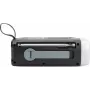TechniSat tragbares Notfallradio mit DAB+/FM, Bluetooth, Solarpanel, Handkurbel, Powerbank, LED-Taschenlampe, Schwarz (0000/2933)
