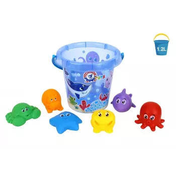 TECHNOK Set zum Spielen im Sand, Wasser und Baden Tiere 7945