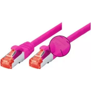 Tecline 5m Cat6 S/FTP Patchkabel, RJ-45 Stecker zu Stecker, Magenta 71505P
