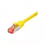 Tecline CAT 6 SFTP PiMF Patchkabel RJ-45 auf RJ-45, 1,5 m, halogenfrei, gelb 715015Y