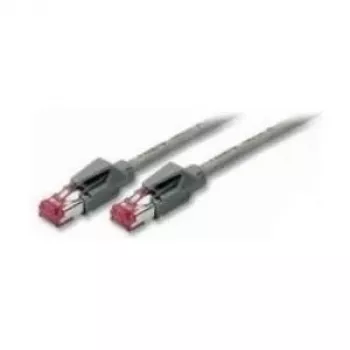 TECLINE Cat 6a S/FTP PiMF Patchkabel, 10Gbps, LSZH, Grau, 30m, Draka Kabel, Hirose TM31 Stecker 72230
