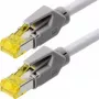 TECLINE Dätwyler S/FTP Cat 6a Patchkabel, PiMF, LSZH, Grau, 5 m, Hirose TM31 Stecker, 1200 MHz 78005