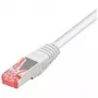 Tecline Exertis Connect CAT 6 SSTP Patchkabel RJ-45 Stecker auf RJ-45 Stecker, 7,5 m, halogenfrei, Weiß 71507W