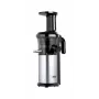 TEESA Slow Juicer für Gemüse und Obst, 150W, 48 U/min, 1L Saftbehälter, Schwarz