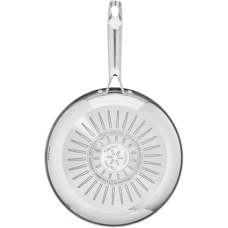 Tefal Duetto+ Bratpfanne 28 cm, Edelstahl, Titan-Antihaftbeschichtung, Induktion - G7320634