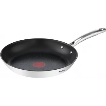 Tefal Duetto+ Bratpfanne 28 cm, Edelstahl, Titan-Antihaftbeschichtung, Induktion - G7320634