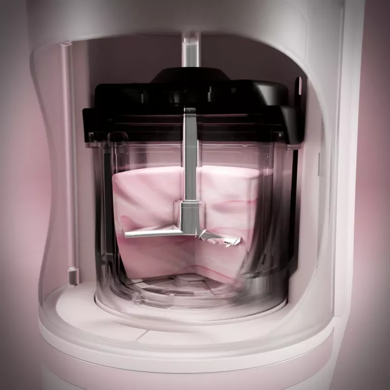 Tefal IG602A Eismaschine 1,6 l Weiß/Grau