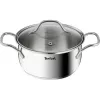 Tefal Intuition B864SA74 Edelstahl-Kochgeschirr-Set, 10-teilig, induktionsgeeignet, ofenfest, spülmaschinenfest