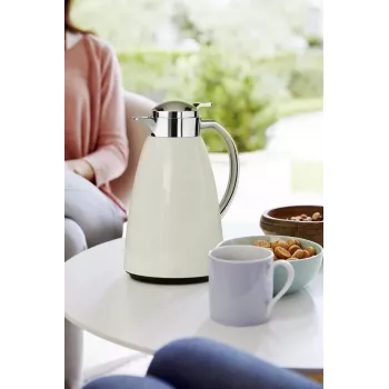 Tefal K30340 Senator Vakuumflasche 1 L Edelstahl, Weiß