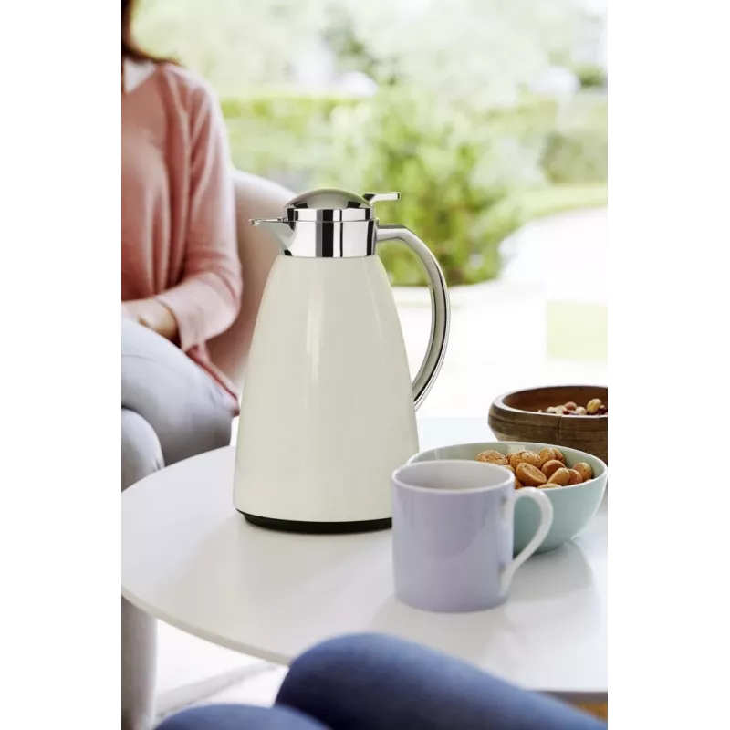 Tefal K30340 Senator Vakuumflasche 1 L Edelstahl, Weiß